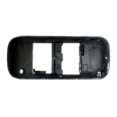 Lcd Frame Middle Chassis For Samsung E1280 With Single Sim Black By - Maxbhi Com