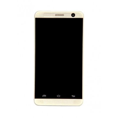 Lcd Frame Middle Chassis For Spice Mi402 White By - Maxbhi Com