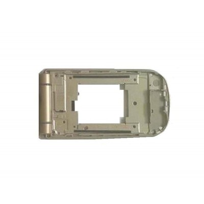 Lcd Frame Middle Chassis For Nokia 3710 Fold White By - Maxbhi Com