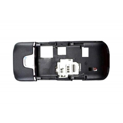Lcd Frame Middle Chassis For Nokia 2710 Navigation Edition Silver By - Maxbhi Com
