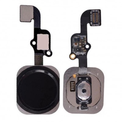 Home Button Complete For Apple Iphone 6s Black By - Maxbhi Com