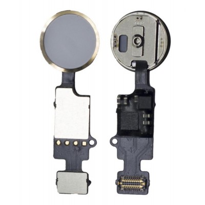 Home Button Complete for Apple iPhone 7 128GB Gold - Outer Plastic with Inner Flex
