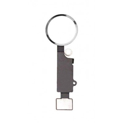 Home Button Complete For Apple Iphone 7 Silver By - Maxbhi Com