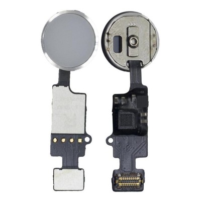 Home Button Complete for Apple iPhone 7 Plus Red - Outer Plastic with Inner Flex