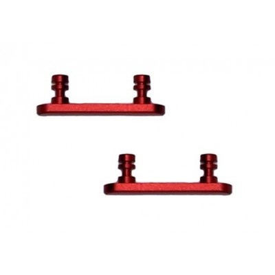 Volume Side Button Outer for Apple iPhone 7 Plus Red - Plastic Key