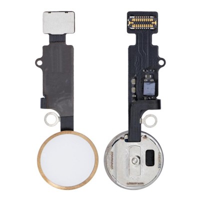 Home Button Complete for Apple iPhone 7 Plus 128GB Gold - Outer Plastic with Inner Flex
