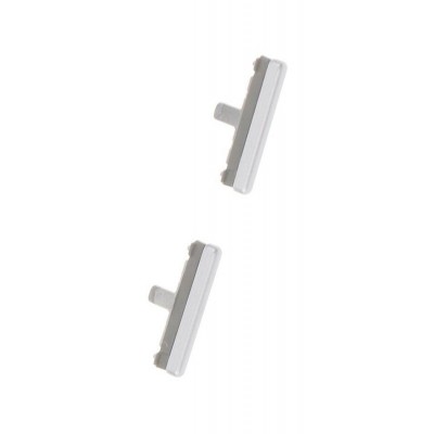 Volume Side Button Outer For 10 Or Tenor E White By - Maxbhi Com
