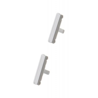 Volume Side Button Outer For 10 Or Tenor E White By - Maxbhi Com