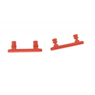 Volume Side Button Outer for Apple iPhone 8 Plus Red - Plastic Key