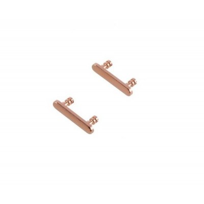 Volume Side Button Outer for Apple iPhone 8 Gold - Plastic Key
