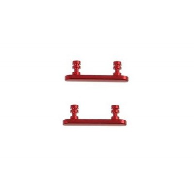 Volume Side Button Outer for Apple iPhone 8 Red - Plastic Key