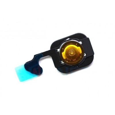 Home Button Complete For Apple Iphone 5 Black Slate By - Maxbhi Com