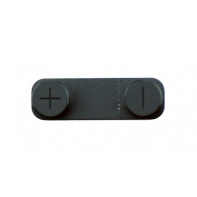 Volume Side Button Outer for Apple iPhone 5 Black & Slate - Plastic Key