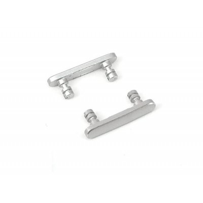Volume Side Button Outer for Apple iPhone 8 White - Plastic Key