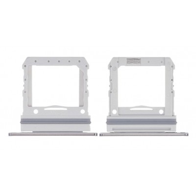 Sim Card Holder Tray For Samsung Galaxy Z Flip 5g White - Maxbhi Com