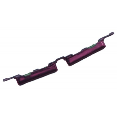 Volume Side Button Outer For Oppo F9 Red By - Maxbhi Com