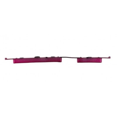 Volume Side Button Outer For Vivo Y91 Red By - Maxbhi Com