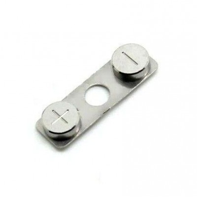 Volume Side Button Outer for Apple iPhone 4s White - Plastic Key