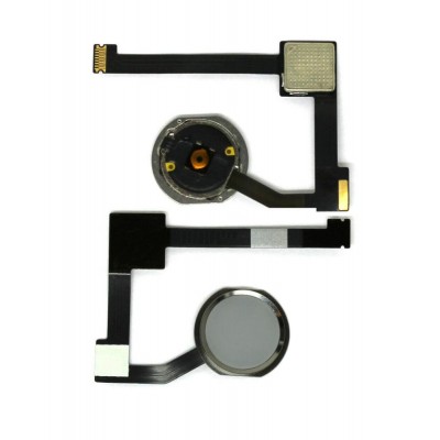 Home Button Complete For Apple Ipad Air 2 Silver By - Maxbhi Com