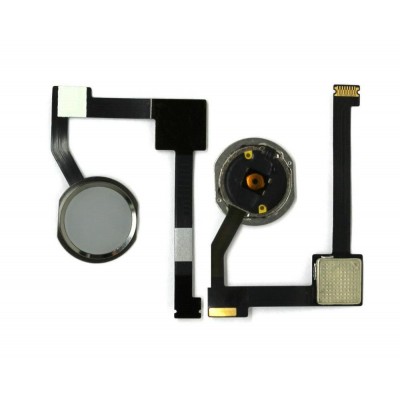 Home Button Complete For Apple Ipad Air 2 Silver By - Maxbhi Com