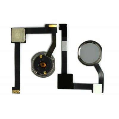 Home Button Complete For Apple Ipad Air 2 Silver By - Maxbhi Com