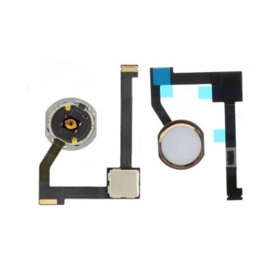 Home Button Complete For Apple Ipad Air 2 Wifi Plus Cellular With 3g Gold By - Maxbhi Com