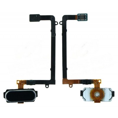 Home Button Complete For Samsung Galaxy S6 Edge Black By - Maxbhi Com