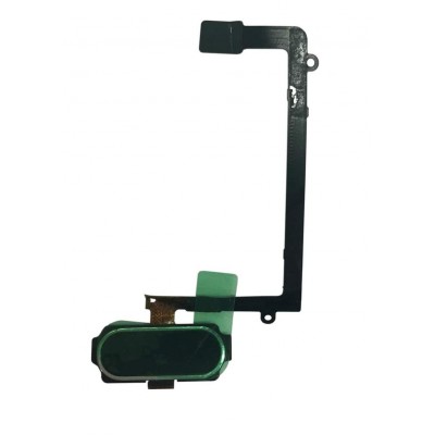 Home Button Complete For Samsung Galaxy S6 Edge Green By - Maxbhi Com