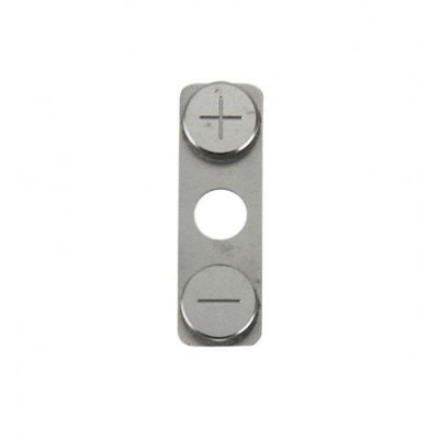 Volume Side Button Outer for Apple iPhone 4 White - Plastic Key