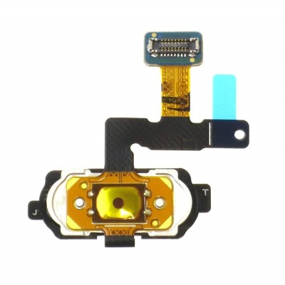 Home Button Complete For Samsung Galaxy On Max White By - Maxbhi Com