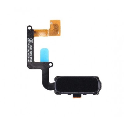 Home Button Complete For Samsung Galaxy A3 Black By - Maxbhi Com