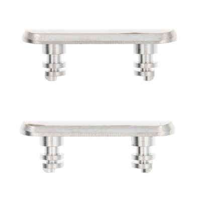 Volume Side Button Outer for Apple iPhone 11 Pro Max White - Plastic Key