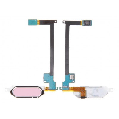 Home Button Complete For Samsung Galaxy Note 4 Cdma Pink By - Maxbhi Com