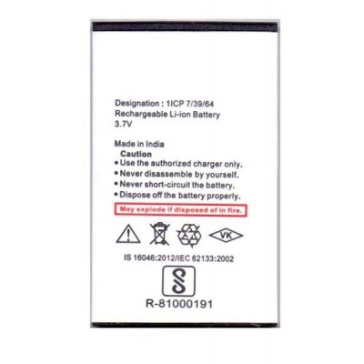 Battery For Maxx Msd7 Bar By - Maxbhi Com
