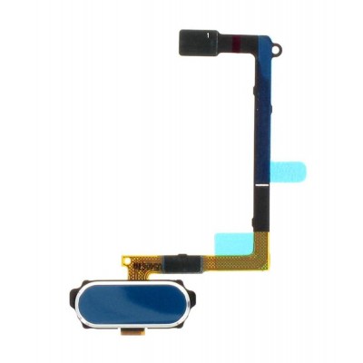 Home Button Complete For Samsung Galaxy S6 Blue By - Maxbhi Com