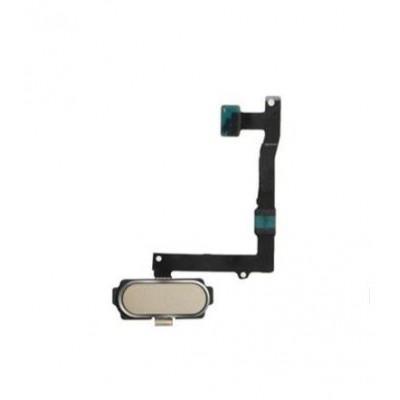 Home Button Complete For Samsung Galaxy S6 Gold By - Maxbhi Com
