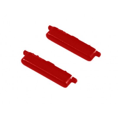 Volume Side Button Outer For Nokia Asha 501 Dual Sim Red By - Maxbhi Com