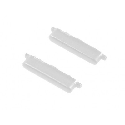 Volume Side Button Outer For Nokia Asha 501 Dual Sim White By - Maxbhi Com
