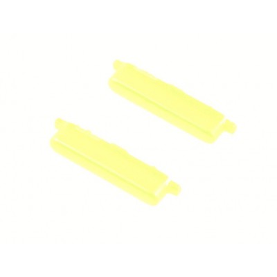 Volume Side Button Outer For Nokia Asha 501 Dual Sim Yellow By - Maxbhi Com