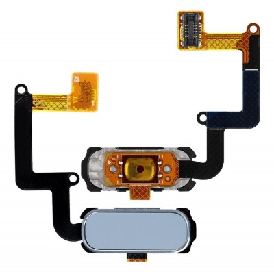 Home Button Complete For Samsung Galaxy A3 2017 Blue By - Maxbhi Com
