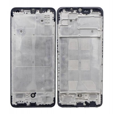 Lcd Frame Middle Chassis For Oppo F17 Black By - Maxbhi Com