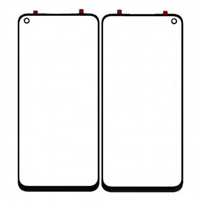 Replacement Front Glass For Realme Narzo 20 Pro Black By - Maxbhi Com