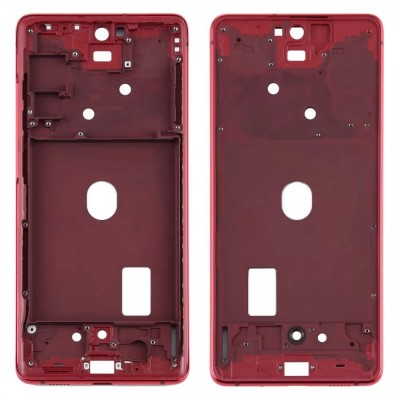 Lcd Frame Middle Chassis For Samsung Galaxy S20 Fe Red By - Maxbhi Com