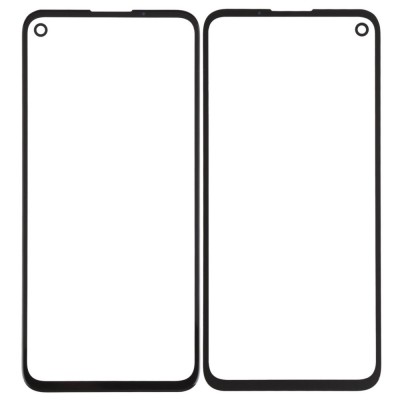 Replacement Front Glass For Google Pixel 4a Black By - Maxbhi Com