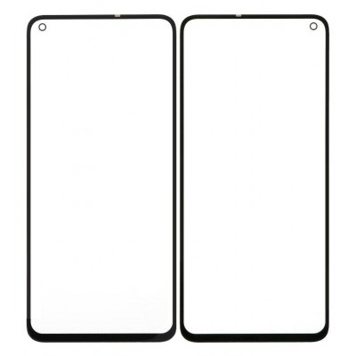 Replacement Front Glass For Xiaomi Mi 10t Black By - Maxbhi Com