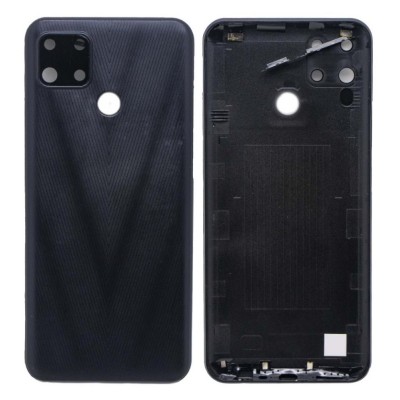 Back Panel Cover For Realme Narzo 20 Black - Maxbhi Com
