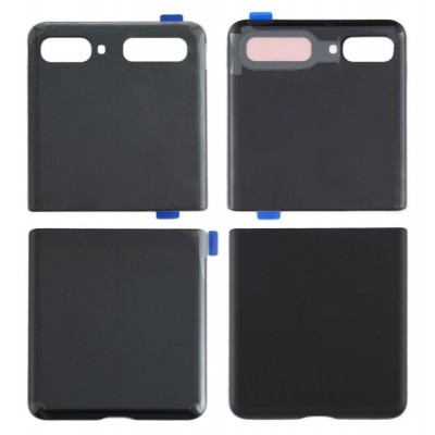 Back Panel Cover For Samsung Galaxy Z Flip 5g Black - Maxbhi Com