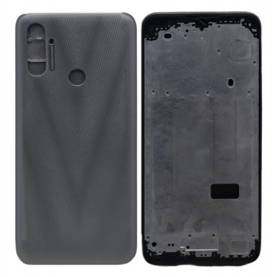 Full Body Housing For Realme Narzo 20a Silver - Maxbhi Com