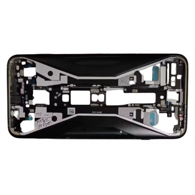 Lcd Frame Middle Chassis For Black Shark 3s Black By - Maxbhi Com