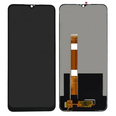 Lcd With Touch Screen For Realme Narzo 20a White By - Maxbhi Com